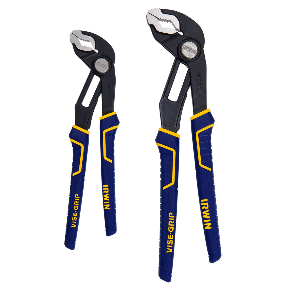 2PC GROOVELOCK PLIER SET VJAW 8IN/10IN