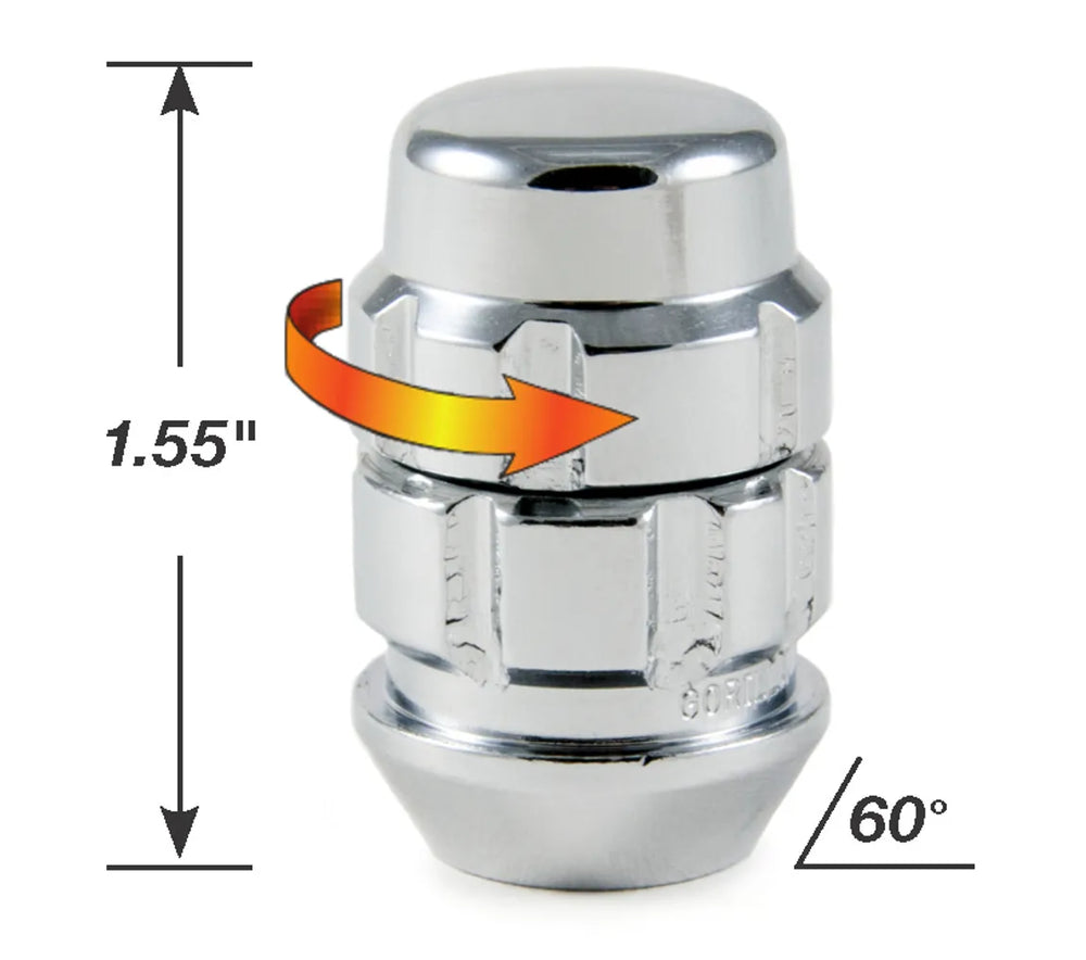 Gorilla X2 LOCK ACORN 14-1.50 CHR CLAM