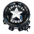 AMERICAN FORCE 2 ABS CENTER CAP BLACK8X6.58X1708X180 - AFX307