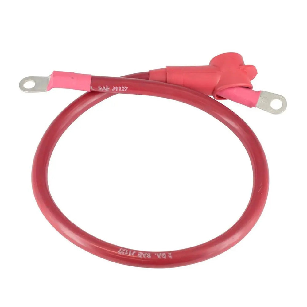 ALT CHARGE WIRE 2G 2 FT W/2 5/16 EYELETS