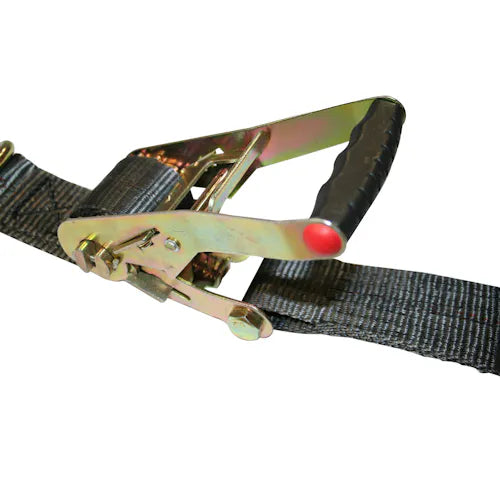 RATCHETING AXLE STRAP 2INX10FT 10KBS ASSEMBLY BREAKING STRENGTH