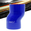 HPS Performance 3 ID 6 Long High Temp 4-ply Reinforced Silicone Offset Coupler Hose Blue (76mm ID 152mm Length)