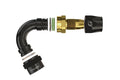 GReddy AN16 120 DEGREE HOSE END SWIVEL BLACK/GOLD ANODIZED