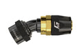 GReddy AN16 180 DEGREE HOSE END SWIVEL BLACK/GOLD ANODIZED