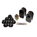 Energy Suspension Ford F100/150/250 Blk Fr & Rear A Style 1in Dia Sway Bar 3-1/2in Tall Bushing Sets