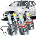 H10 (9145) LED Fog Lamp Bulb Kit for Jeep JK, WK, WJ, XK, KJ, MK Models RT Off Road