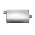 MUFFLER XLERATOR BIG MAX TURBO OVAL 2IN ID/OD C/C 18IN OAL AS