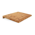 BAMBOO CUTTING BOARD W/COUNTER EDGE 18IN X 14IN