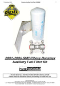 BD Diesel Remote Fuel Filter Replacement Cartridge - 1050060 Kit - 1500063