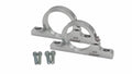 Granatelli 1.75in (44mm) 6061-T6 Fuel Filter Mounting Brackets - Clear Anodized (Pair)