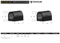 CONTROL ARM LOWER INNER REAR BUSHING ADDS +1.0DEG CASTER