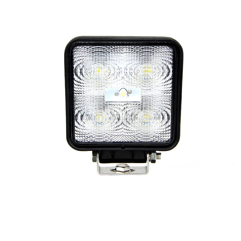 ~(2 lbs. 6X5X2)~ 4 Inch Work Light 15 Watt Flood Fracture Series Quake LED