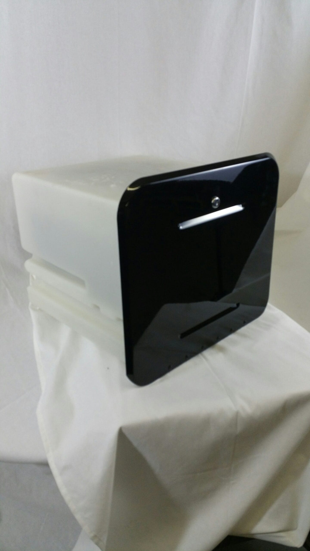 DOOR BTRY BX DBL BH BLK W/TL