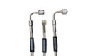 STRAIGHT 3 TO 90 DEGREE 3 24IN PRE ASSEMBLED BRAKE LINE BLACK