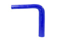 HPS Performance 1.75 - 2 ID High Temp 4-ply Reinforced Silicone 90 Degree Elbow Reducer Hose Blue (45mm - 51mm ID)