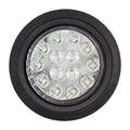 ROUND WHITE LIGHTS WITH GROMMET - 4 INCH 14 LED