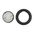 ROUND WHITE LIGHTS WITH GROMMET - 4 INCH 14 LED