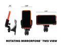 ROTATING MIRRORFONE TWO VIEW CANNOT BE ADVERTISED OR PROMOTED ONLINE WHITE