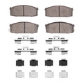 DFC 87-88 Nissan 200SX Front 5000 Advanced Semi Metallic Brake Pads and Hardware Kit