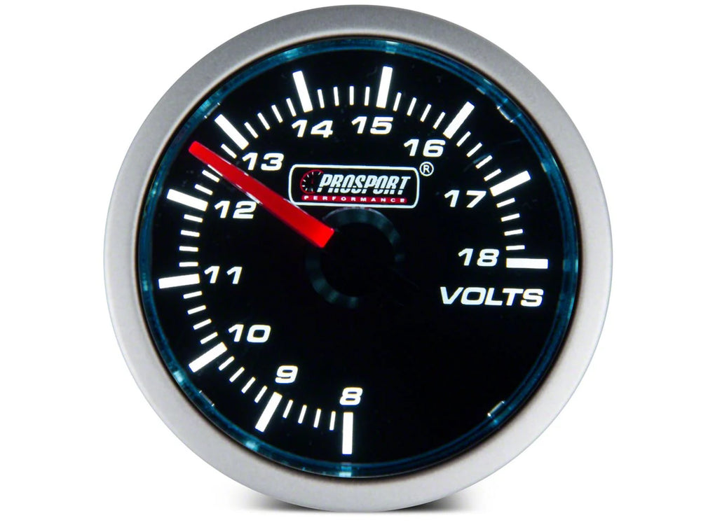 ProSport Voltmeter Gauge Electrical 52mm Blue/White Universal