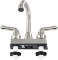 4" BAR W/ LVR HDLS NKL