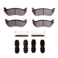 R1 96-02 Ford Crown Victoria Rear Ceramic Pads & Hardware Kit