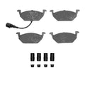 R1 99-10 Volkswagen Jetta Sedan Front Semi Met Brake Pads and Hardware Kit