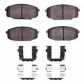 R1 09-16 Kia Soul Front Semi Met Brake Pads and Hardware Kit