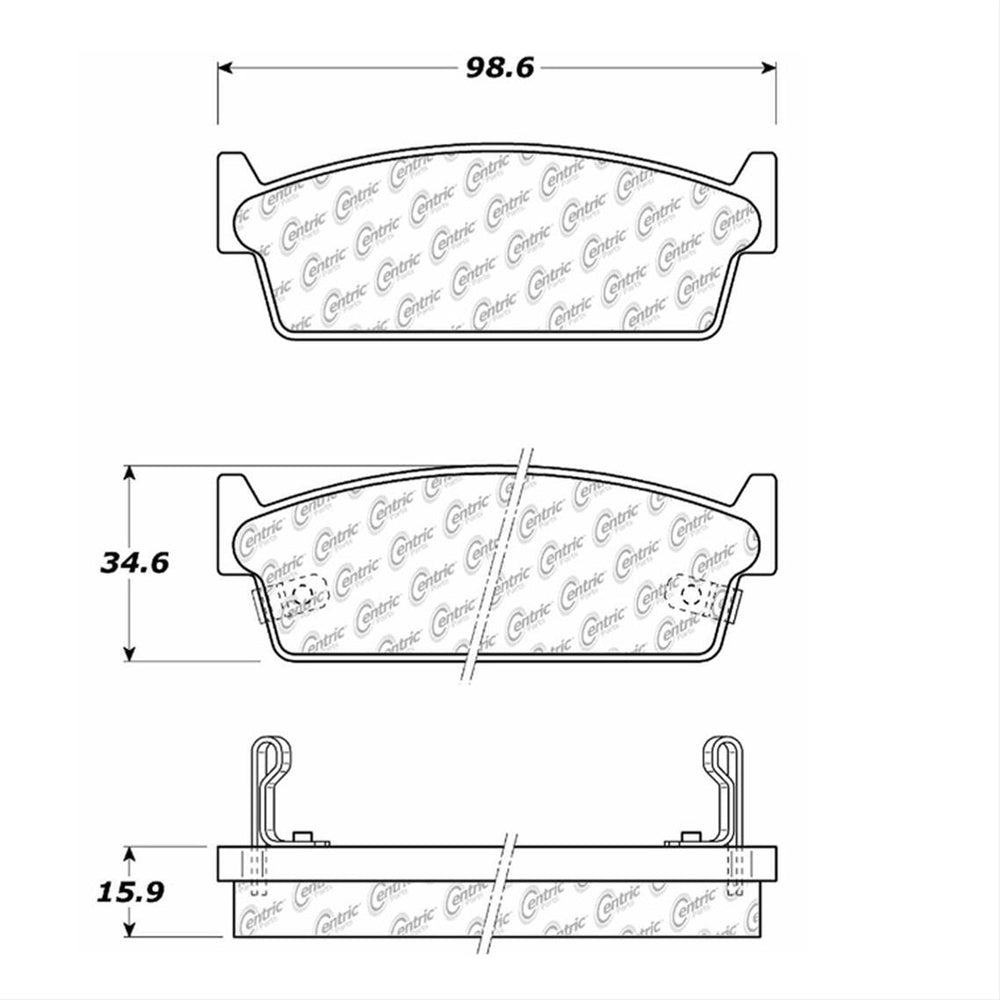 Stoptech PosiQuiet Ceramic Pads NIS