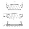 Stoptech PosiQuiet Ceramic Pads NIS
