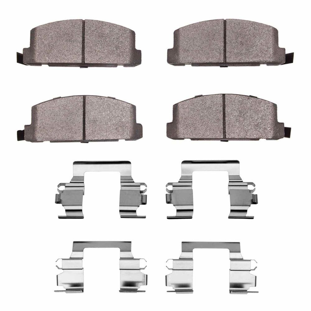 R1 86-86 Isuzu Trooper Front Ceramic Brake Pads and Hardware Kit