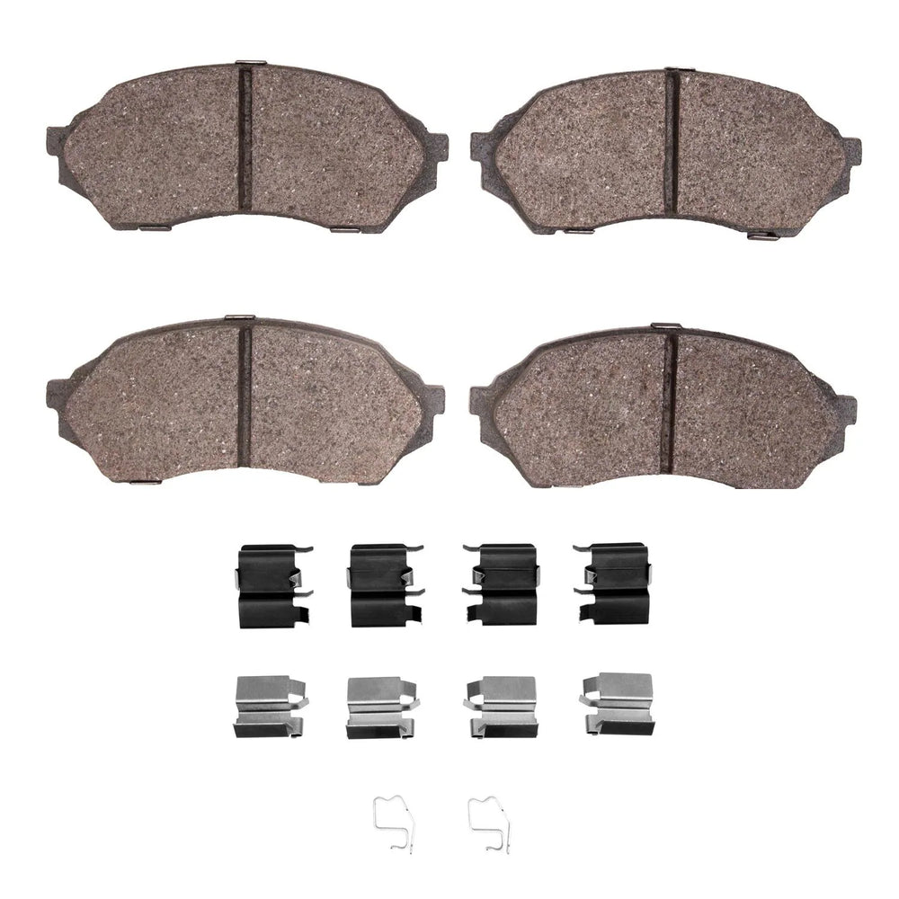 R1 99-01 Mazda Protege Front Semi Met Pads & Hardware Kit