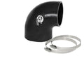 aFe Magnum FORCE CAI Univ. Silicone Coupling Kit (3.5in. ID to 3in. ID) 90Deg. Elbow Reducer - Black