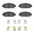 R1 92-96 Honda Prelude Front Semi Met Brake Pads and Hardware Kit