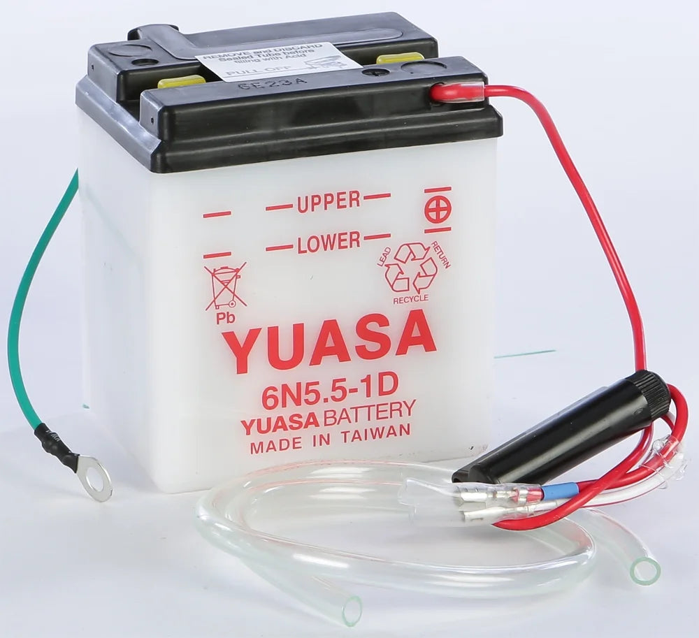 Yuasa 6N5.5-1D Conventional 6-Volt Battery
