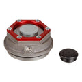 TRAILER AXLE OIL&DUST CAP W/SET SCREW8000LBCLEAR