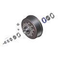 TRAILER AXLE OIL&DUST CAP W/SET SCREW8000LBCLEAR