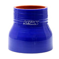 HPS Performance 2-5/8 - 3 ID 3 Long High Temp 4-ply Reinforced Silicone Reducer Coupler Hose Black (67mm - 76mm ID 76mm Length)