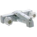 TUB DIV FAUCET 8IN 1/4 TURN PLASTIC CHROME