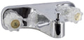 TUB DIV FAUCET 8IN 1/4 TURN PLASTIC CHROME