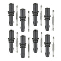 High Performance Ignition Coil Boots 2004-2008.5 Ford 3-Valve- 8-Pack Black Ford Modular 3 Valve Motor 2004-2008.5 (Replaces Black Boot Only) ACCEL
