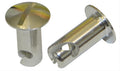Moroso Quick Fastener - Oval Head - 5/16in x .550in - Aluminum - 10 Pack