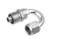 10 AN 180 DEGREE CRIMP STYLE HOSE END RED