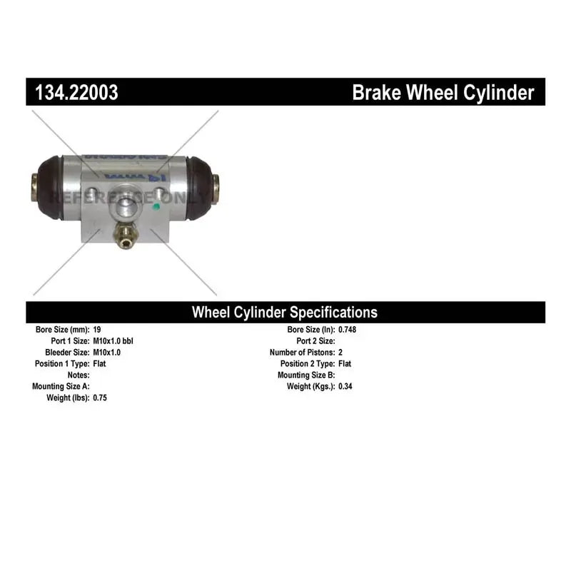 Centric Premium Wheel Cylinder - Rear
