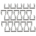 CLIPBRAKELINE ADPTR25 PK