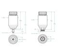 Reservoir Remote Bulk Head Mnt 7/16-20 Fitting