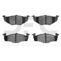 DFC 97-98 Volkswagen Jetta Sedan/Golf Front 5000 Advanced Semi Metallic Brake Pads