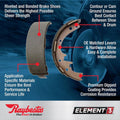 NON-ASBESTOS BRAKE SHOES
