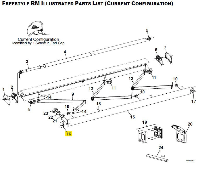 LDRL ENDPLATE LH MB SIL