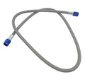 Fragola -4AN Hose Assembly Straight x Straight 36in Blue Nuts Nitrous Supply Line (3 Feet)